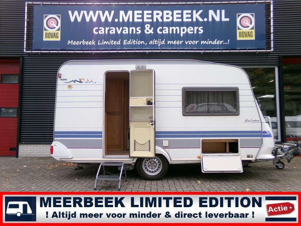 Hobby Excellent 400 +MOVER +VOORTENT +FIETSENDRAGER +BOILER, Caravans en Kamperen, Caravans, Standaardzit, Hobby, Particulier