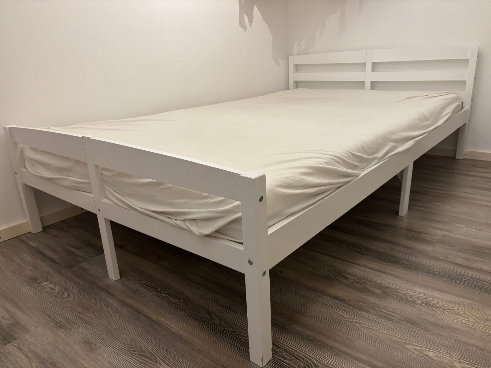 Bed 120x200, Ophalen, Zo goed als nieuw, Twijfelaar, 120 cm