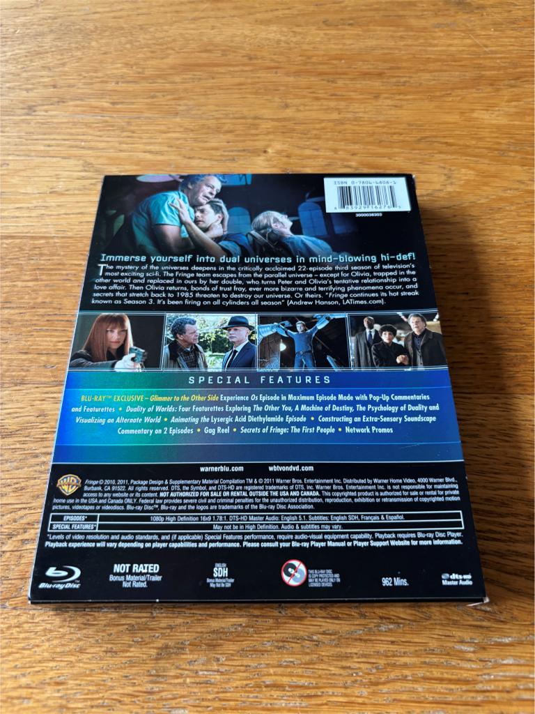 Blu-ray's Fringe - Seizoen 3 - N-NLO, Cd's en Dvd's, Blu-ray, Ophalen of Verzenden, Gebruikt, Tv en Series