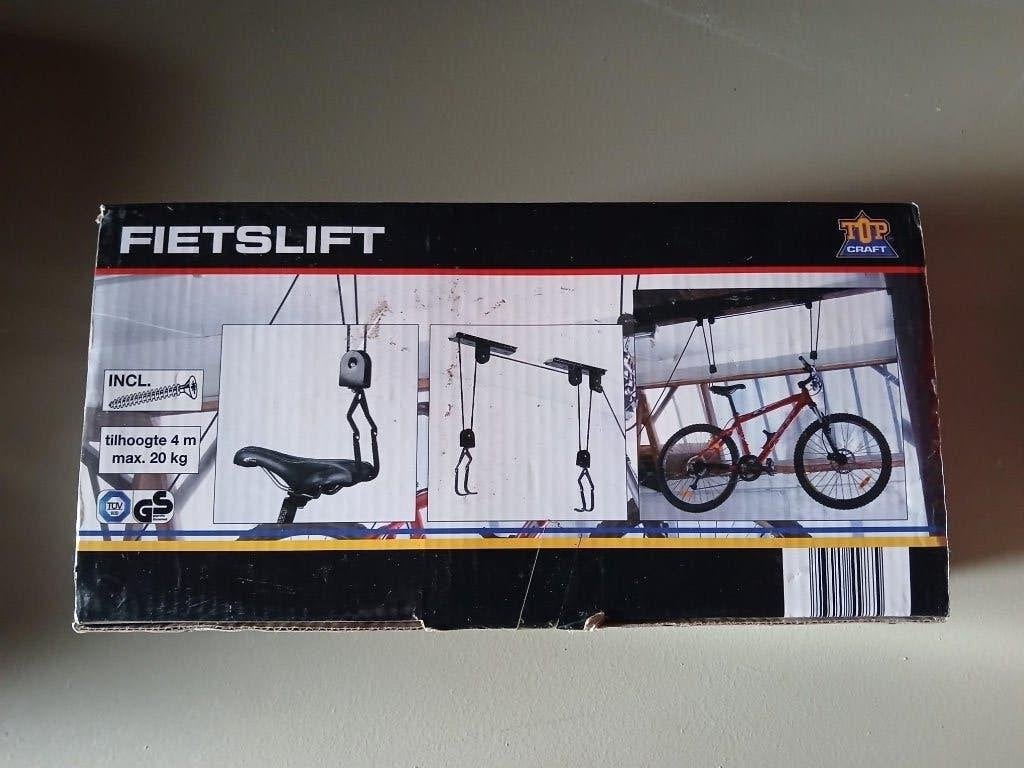 Top Craft fietslift voor plafondmontage – compleet in doos, Fietsen en Brommers, Fietsaccessoires | Fietsenrekken, Ophalen of Verzenden