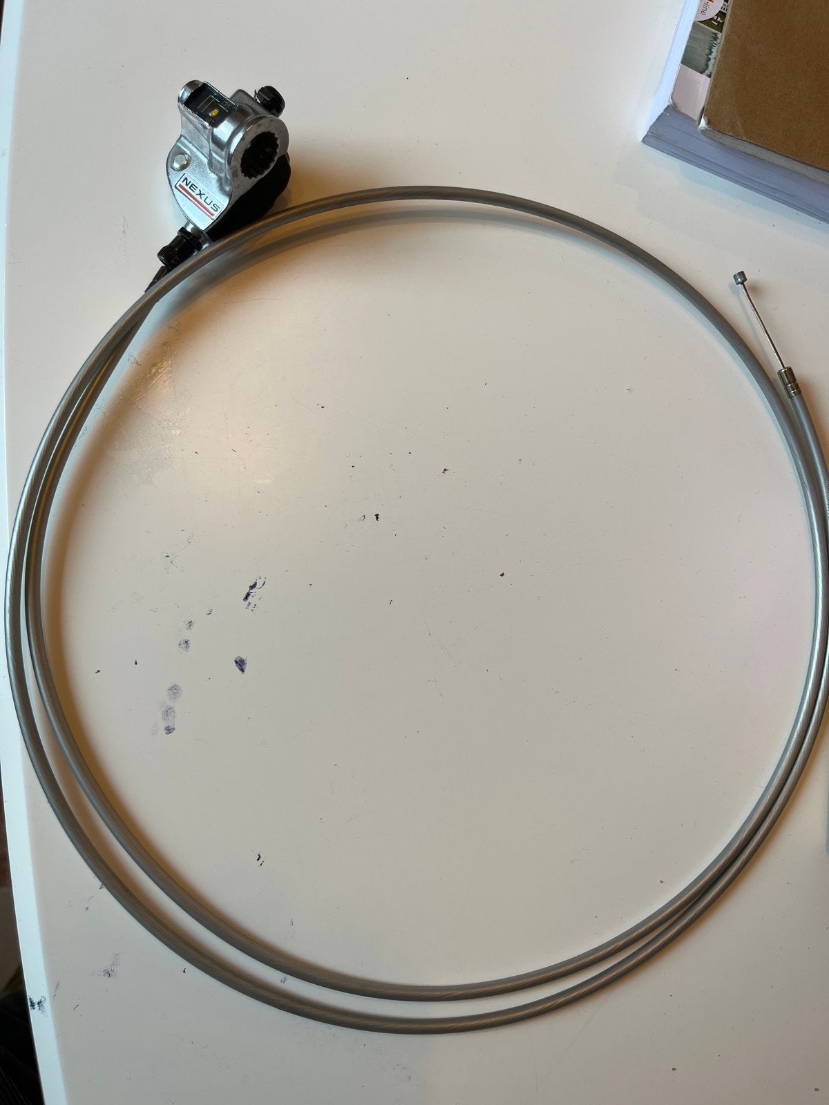 Shimano Nexus versnellingskabel voor fiets  met draaigreep, Gebruikt, Overige materialen, Ophalen of Verzenden, Derailleur of Ketting