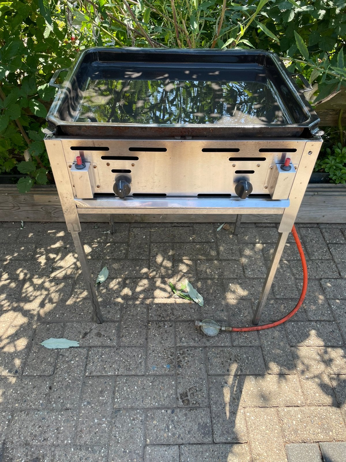 Gas barbecue Roaster master maxi met bakplaat, Ophalen, Gebruikt, Nvt, Nvt