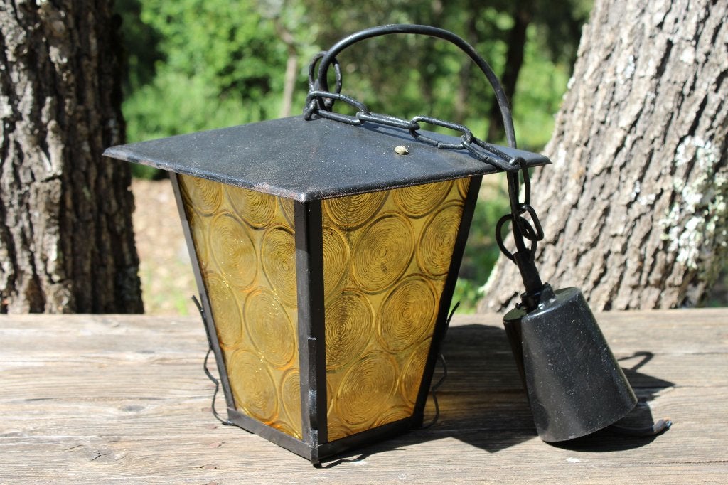 Brocante - Franse buitenlamp!, Ophalen of Verzenden, Gebruikt