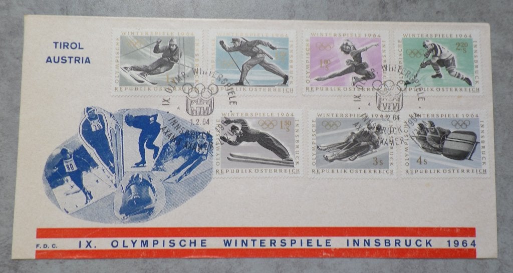 Eerste dag envelop Oostenrijk 1964, Postzegels en Munten, Postzegels | Eerstedagenveloppen, Ophalen of Verzenden, Onbeschreven