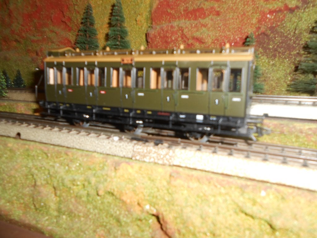 Märklin 4206, 1e klasse coupe rijtuig Pruissen K.P.E.V., Wisselstroom, Ophalen of Verzenden, Märklin, Nieuw