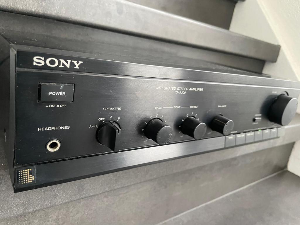 In goede staat Sony Amplifier integrated stereo TA A200, Audio, Tv en Foto, Versterkers en Receivers, Ophalen, Zo goed als nieuw
