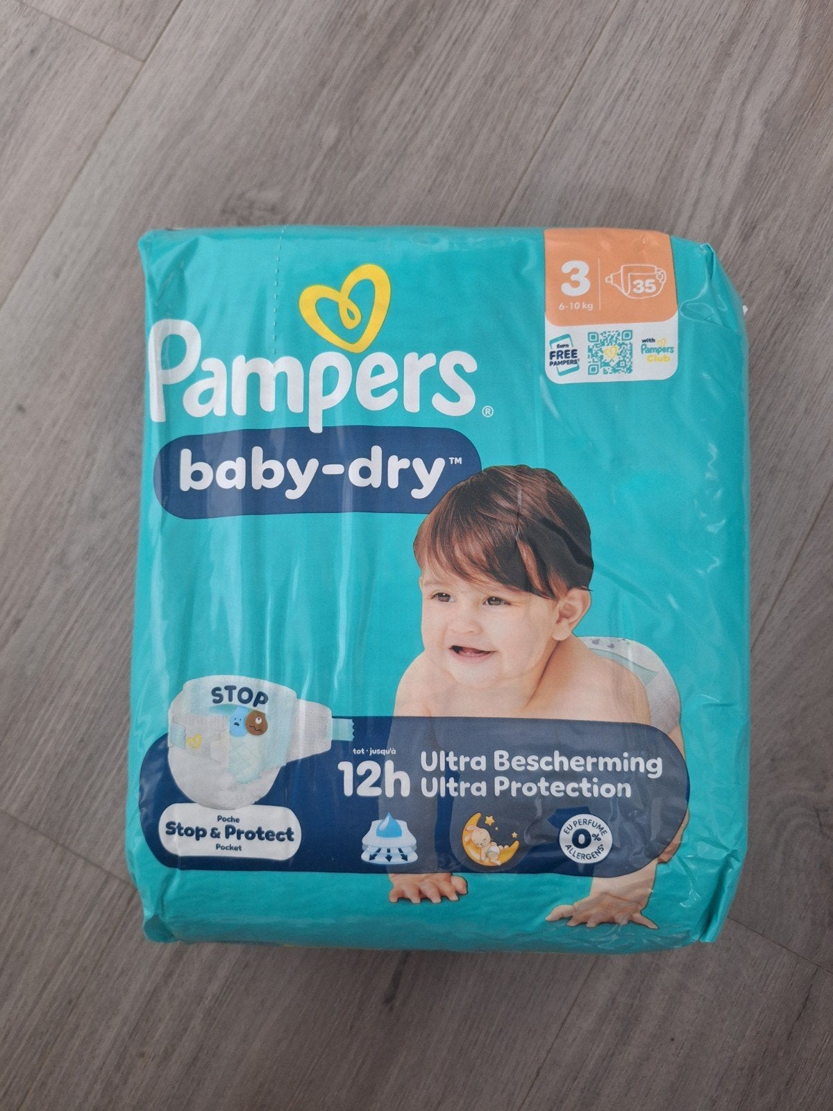 Pampers Baby-Dry Luiers Maat 3 (6-10 kg) - 35 stuks, Ophalen of Verzenden, Nieuw