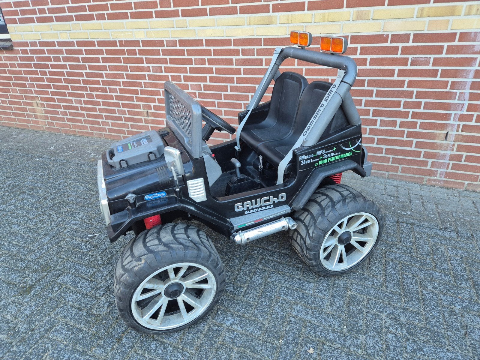 Peg Perego Gaucho Superpower 12V Kinderjeep, Ophalen, Gebruikt