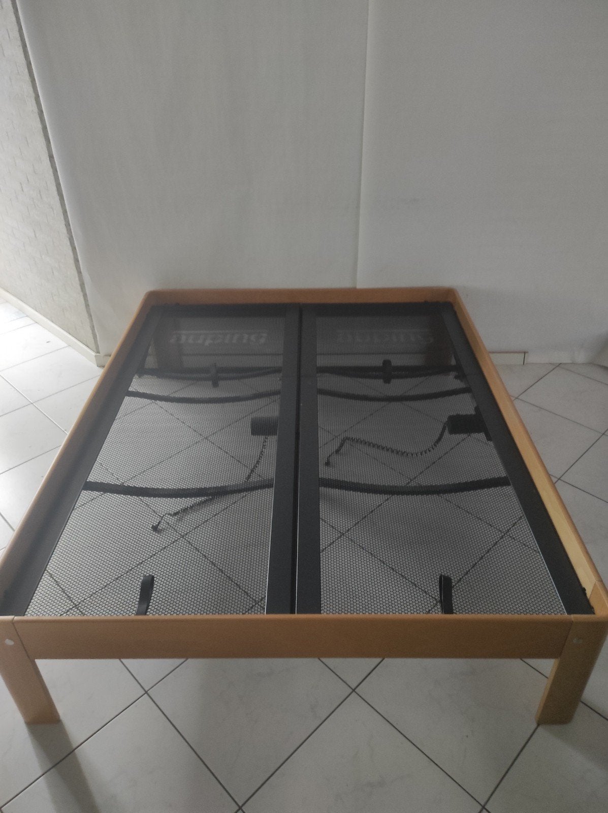 Auping auronde 160x200, Huis en Inrichting, Ophalen, Modern, functioneel, Bruin, Tweepersoons