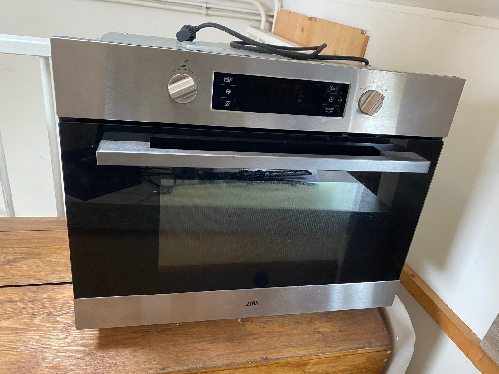 Etna CM447RVS Combi-oven - Gebruikt, Ophalen, 45 tot 50 cm, Gebruikt, Combi-oven