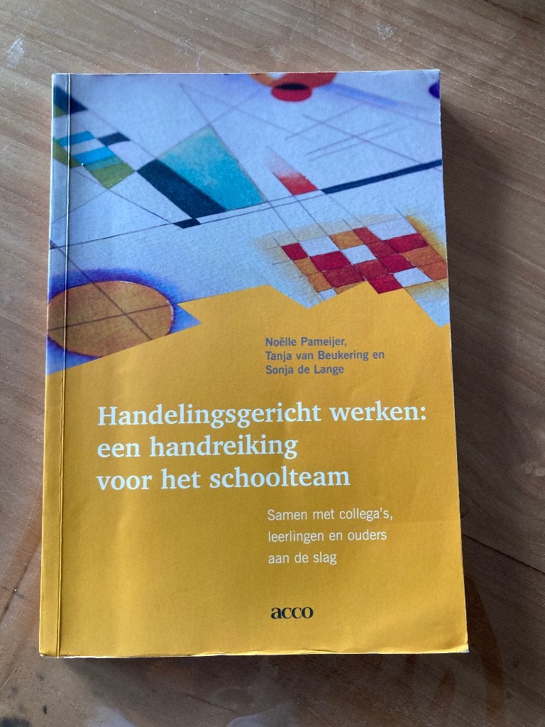 Boek handelingsgericht werken in de onderbouw, Boeken, Zo goed als nieuw, Noordhoff Uitgevers, Beta, HBO