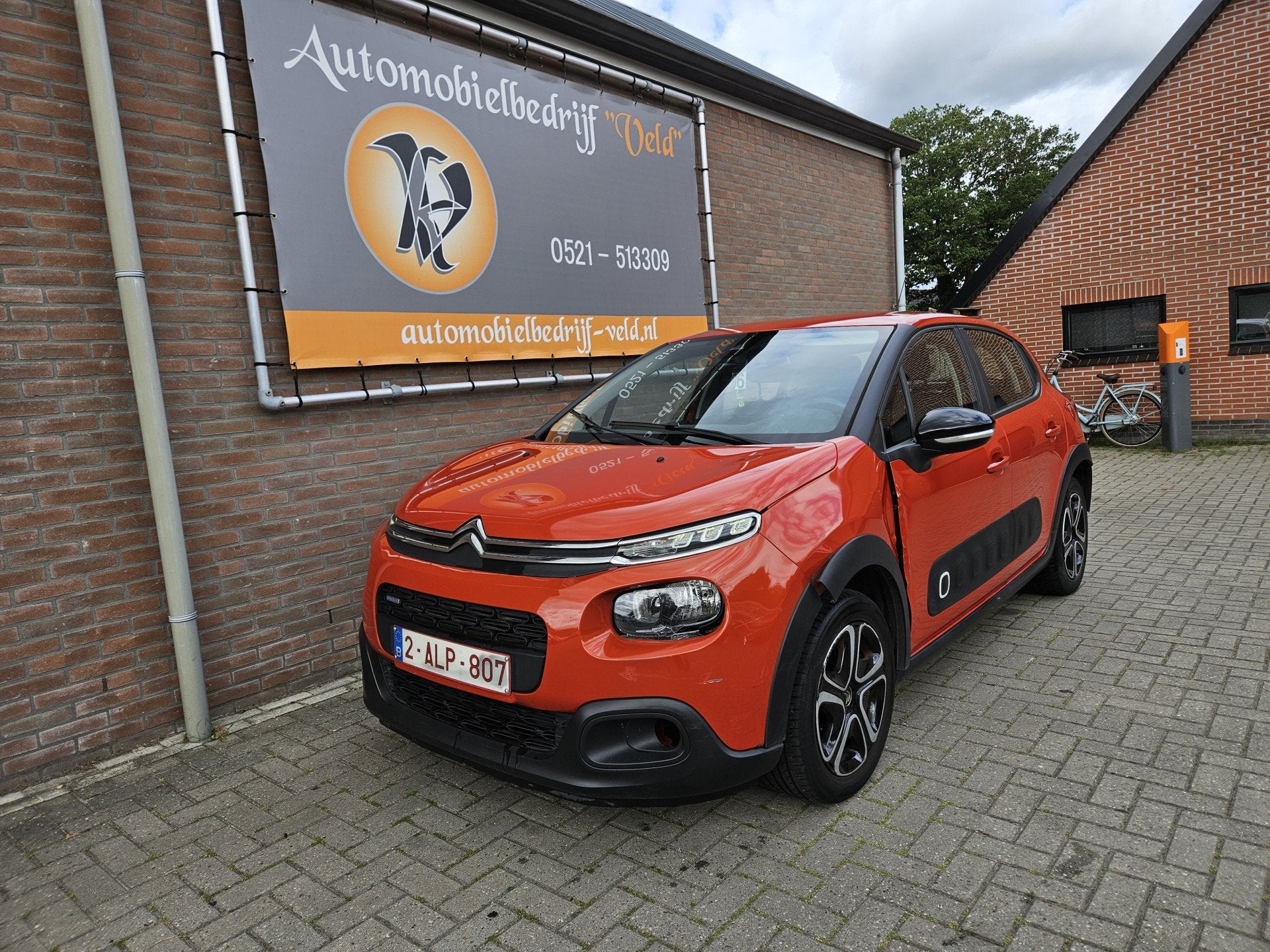 Citroën C3 1.2 PureTech 82 MAN Business GPS (schade auto), Auto's, Citroën, Gebruikt, Zwart, Bruin, Origineel Nederlands