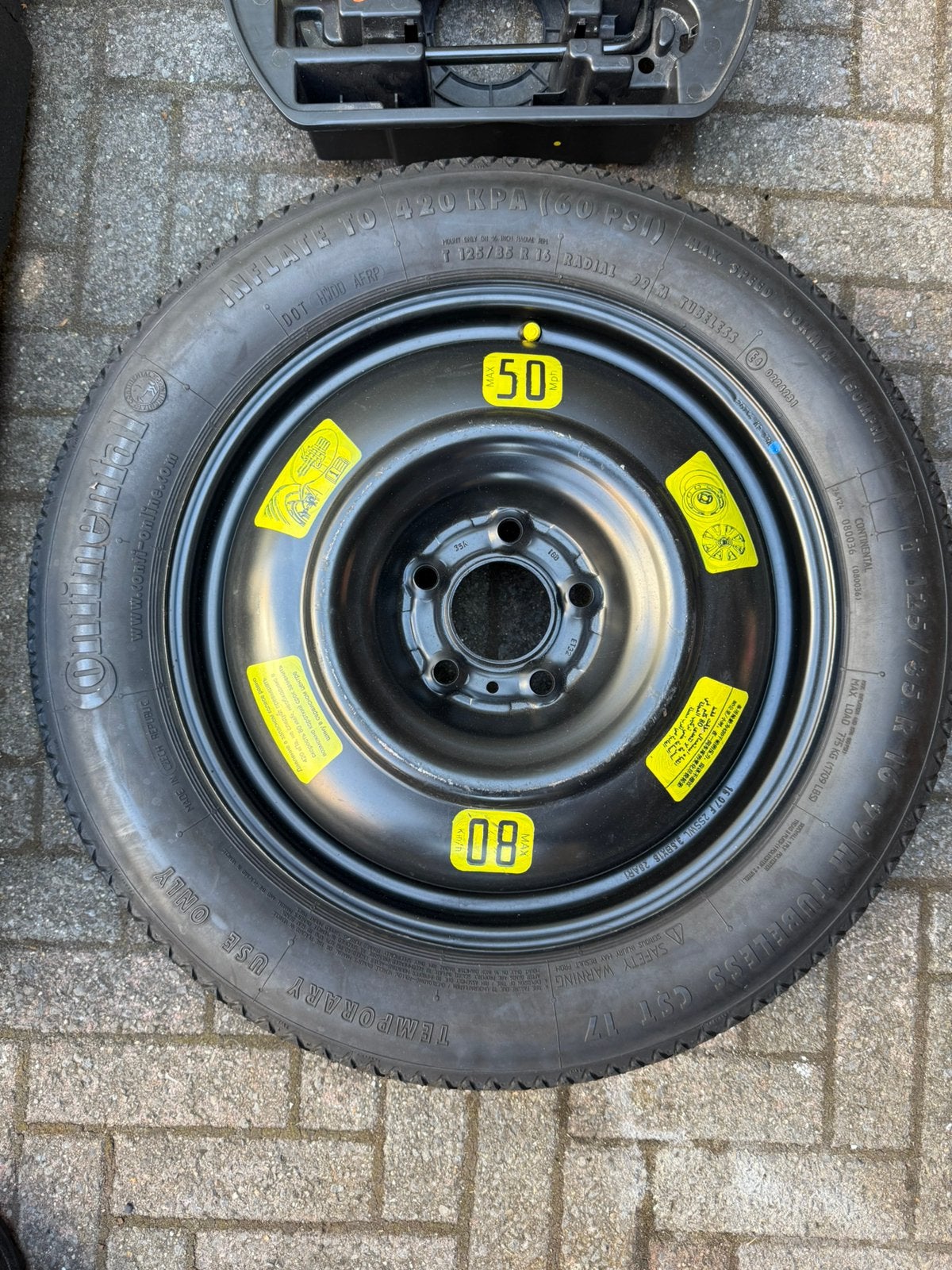 Reserve wiel set peugeot 308 SW, Auto diversen, Auto-accessoires, Ophalen, Zo goed als nieuw