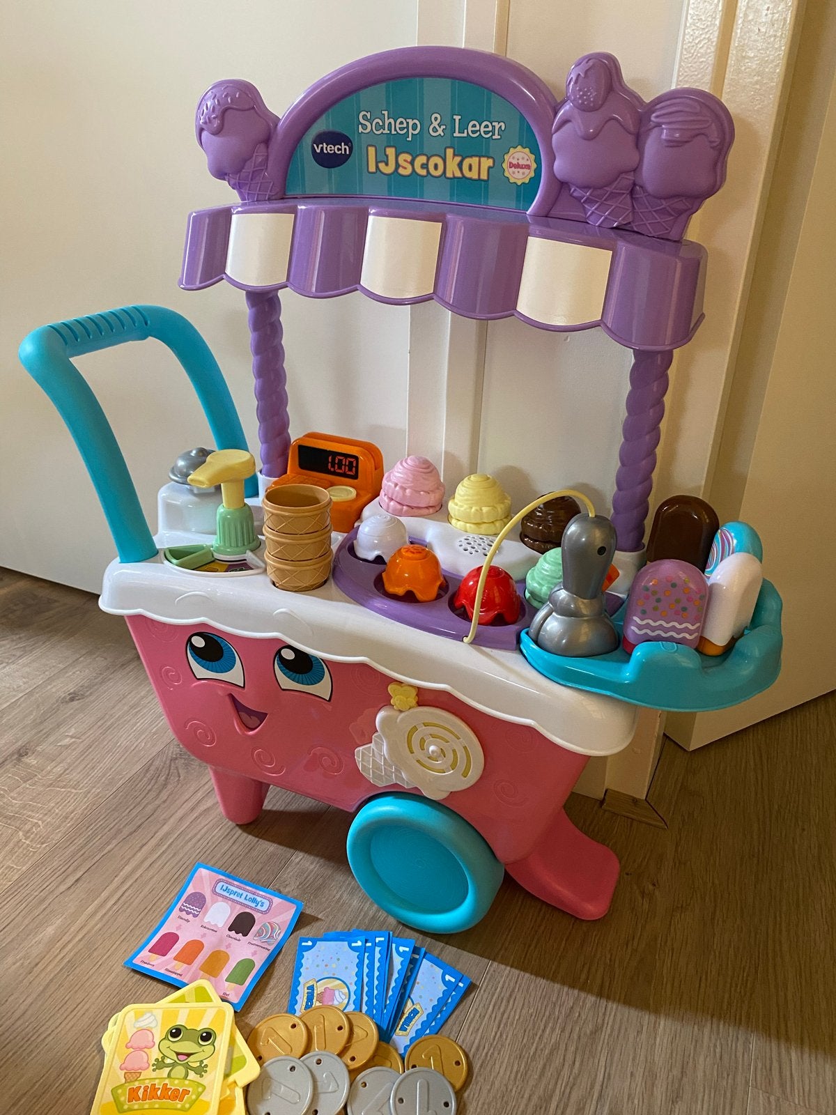 VTech Schep & Leer IJscokar - Interactief Speelgoed, Kinderen en Baby's, Speelgoed | Overig, Ophalen of Verzenden, Zo goed als nieuw