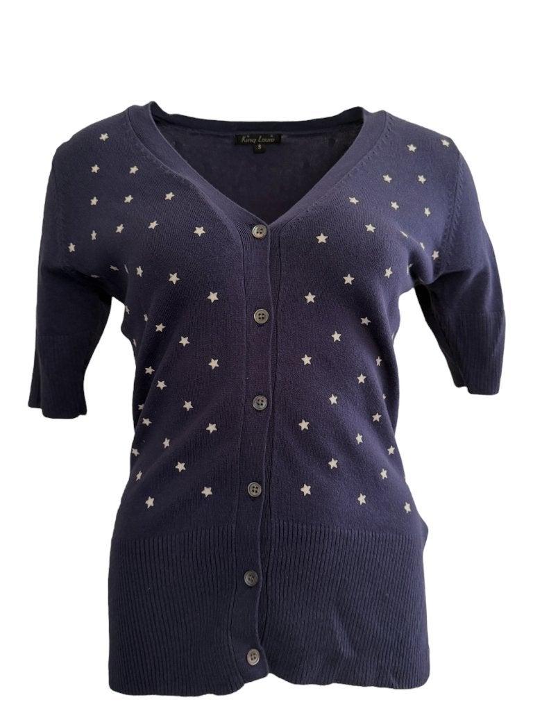 King Louie vest S, Blauw, Ophalen of Verzenden, Zo goed als nieuw
