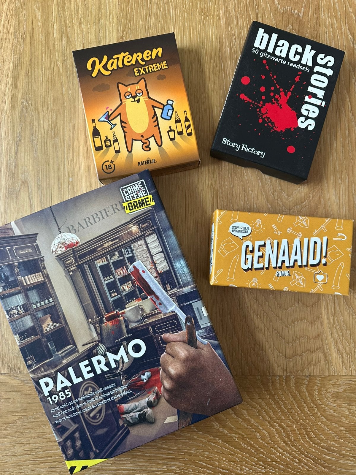 Spellen, Ophalen, Zo goed als nieuw