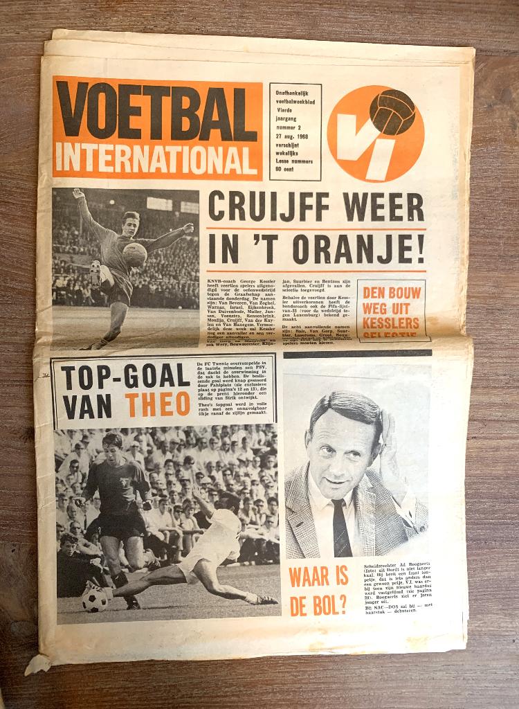 Voetbal International VI Div. tijdschriften uit 1968 / €5,-, Verzamelen, Sportartikelen en Voetbal, Ophalen of Verzenden, Zo goed als nieuw