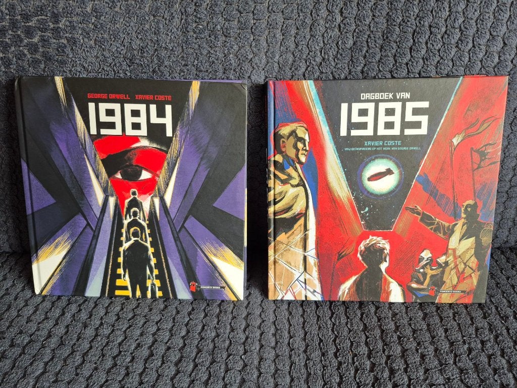 graphic novel van Orwell 1984 en 1985 X. Coste nwst, Boeken, Eén stripboek, Ophalen of Verzenden, Zo goed als nieuw