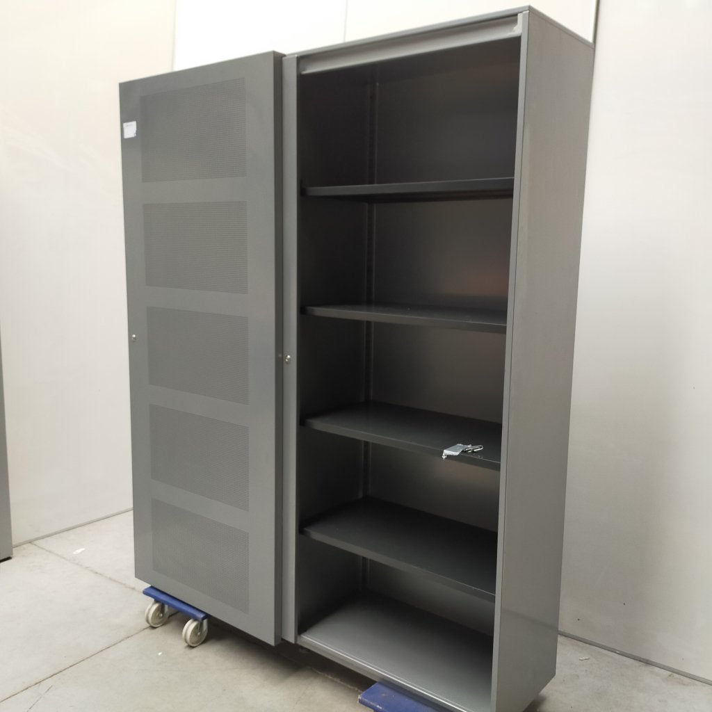 Ahrend metalen akoestische schuifdeurenkast - 195x200x48 cm, Niet ingevuld, Gebruikt, Niet ingevuld, Niet ingevuld