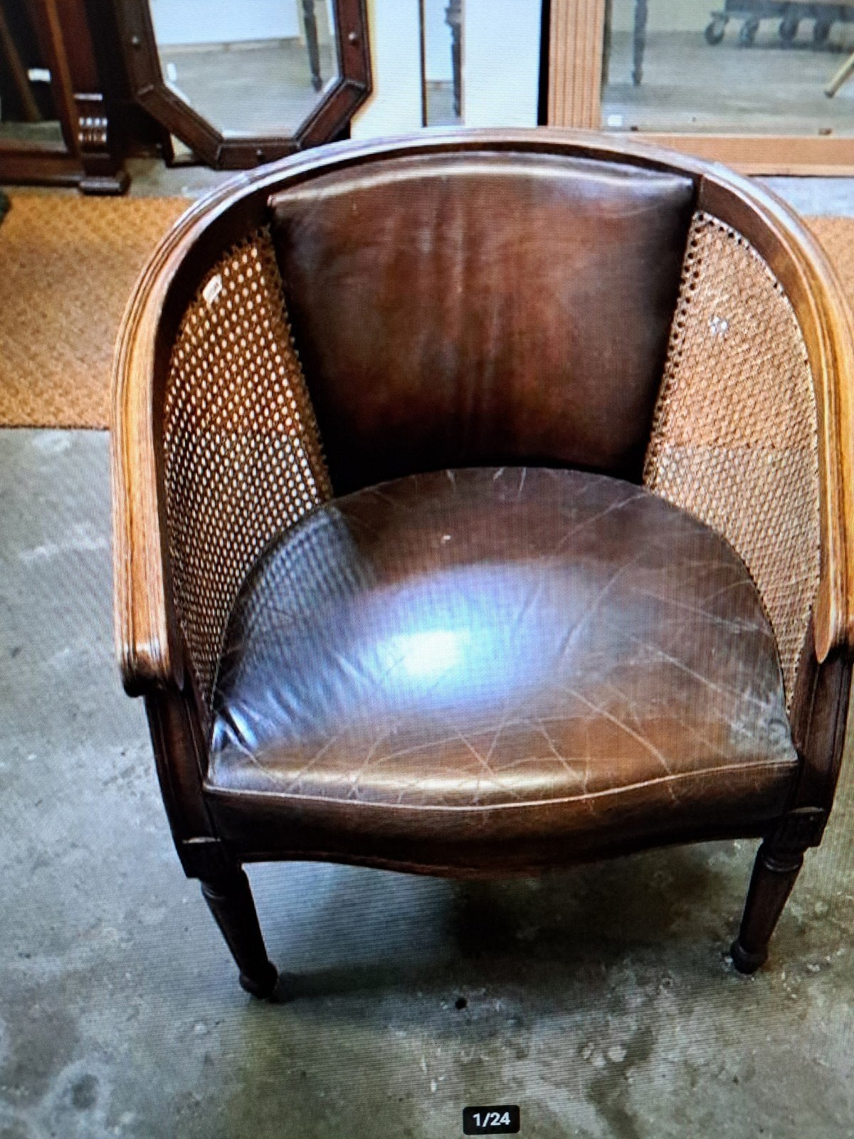 Brocante stoel, Antiek en Kunst, Curiosa en Brocante, Ophalen of Verzenden