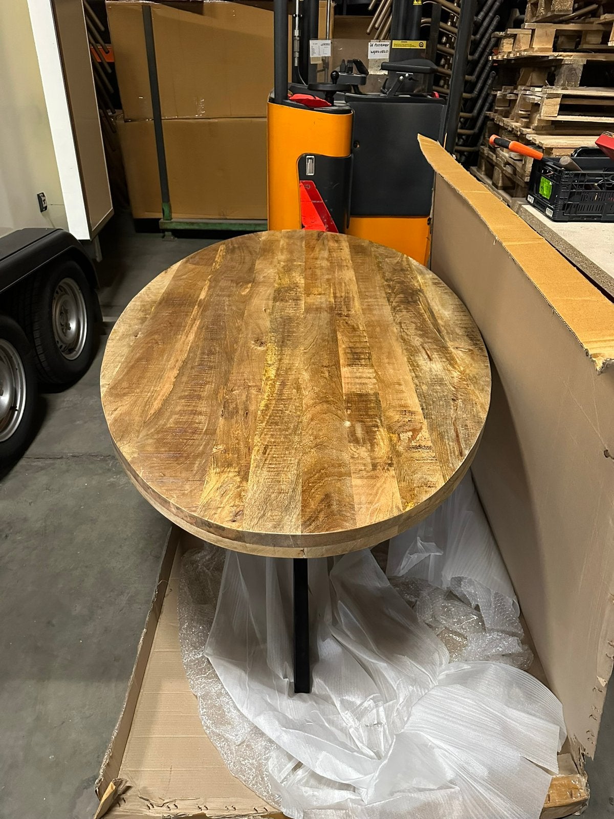Eettafel Mango 180x100CM NIEUW, Ophalen, Nieuw, 50 tot 100 cm, Overige houtsoorten