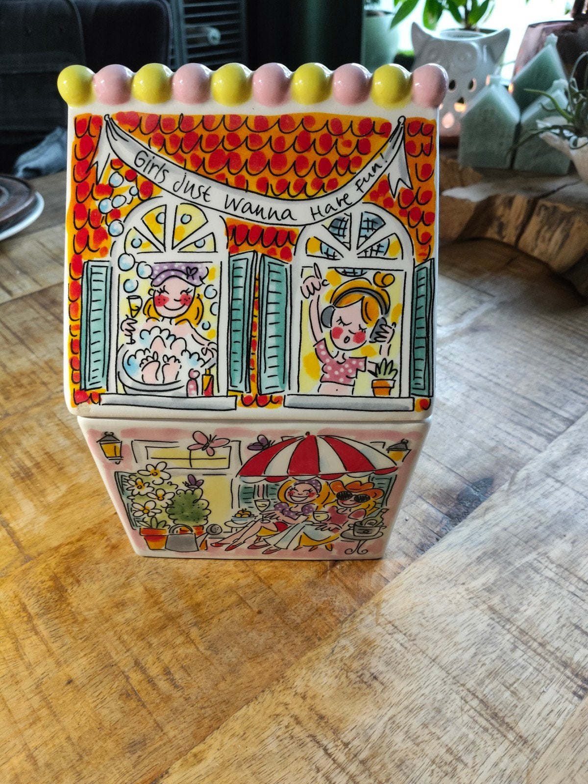 Blond Amsterdam koekjespot 25 jaar bestaan, Meerkleurig, Overige stijlen, Ophalen of Verzenden, Zo goed als nieuw