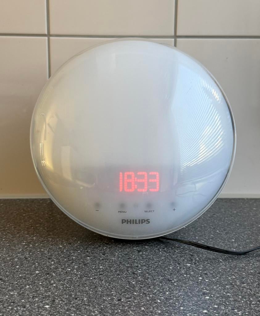 Philips wake-up lamp, Ophalen of Verzenden, Zo goed als nieuw