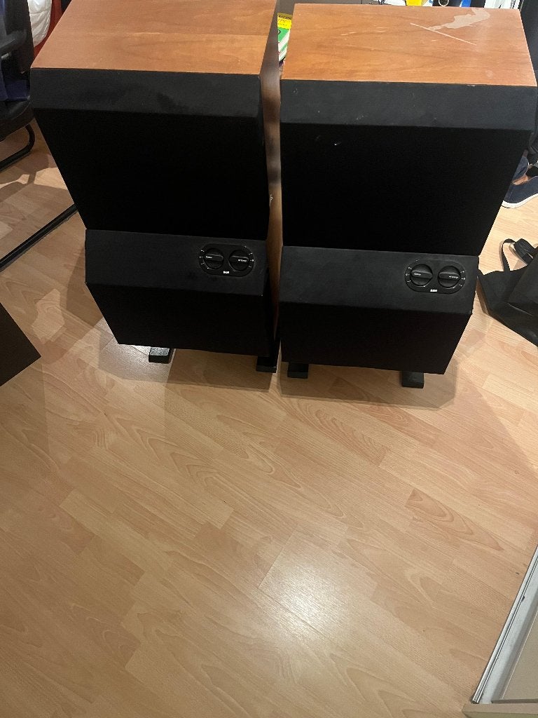 B&W DM6 luidsprekers, Audio, Tv en Foto, Vloerstaande luidspreker, Gebruikt, Bowers & Wilkins (B&W), Basreflex