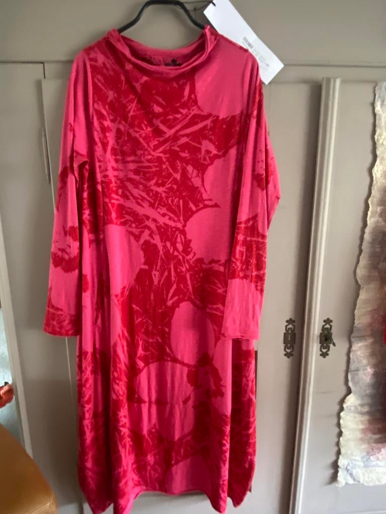 Nieuw rode jurk print Rundholz mt. M, Kleding | Dames, Blouses en Tunieken, Maat 42/44 (L), Ophalen of Verzenden, Rood, Nieuw