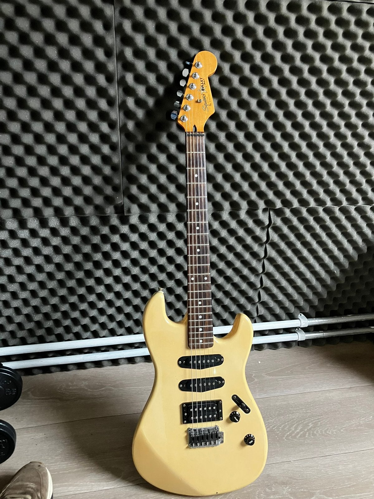 Squier stratocaster Superstrat, Ophalen, Gebruikt, Solid body, Fender