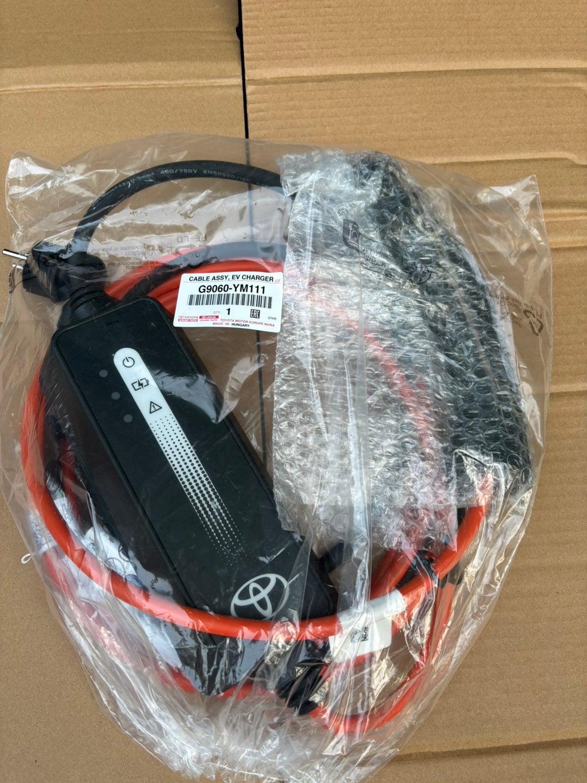 Aptiv/Toyota thuislader Laadkabel 230 volt nieuw!, Ophalen of Verzenden, Zo goed als nieuw, Laadkabel