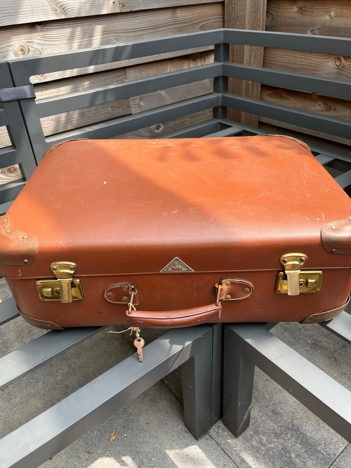 Vintage Hulshof Koffer - Bruin, Ophalen
