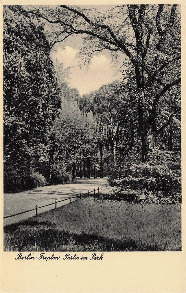 703-292-005 Berlin-Trenton Partie im Park, Verzenden, Voor 1920, Duitsland