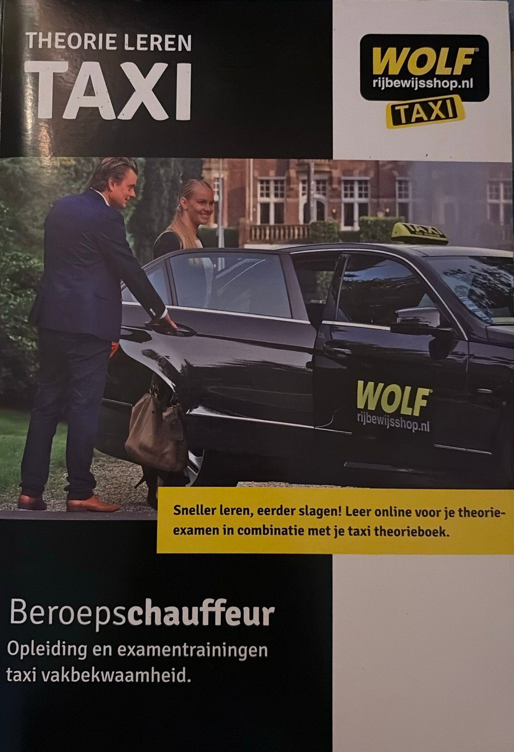 Taxi theorie pakket + online opleiding, Boeken, Ophalen
