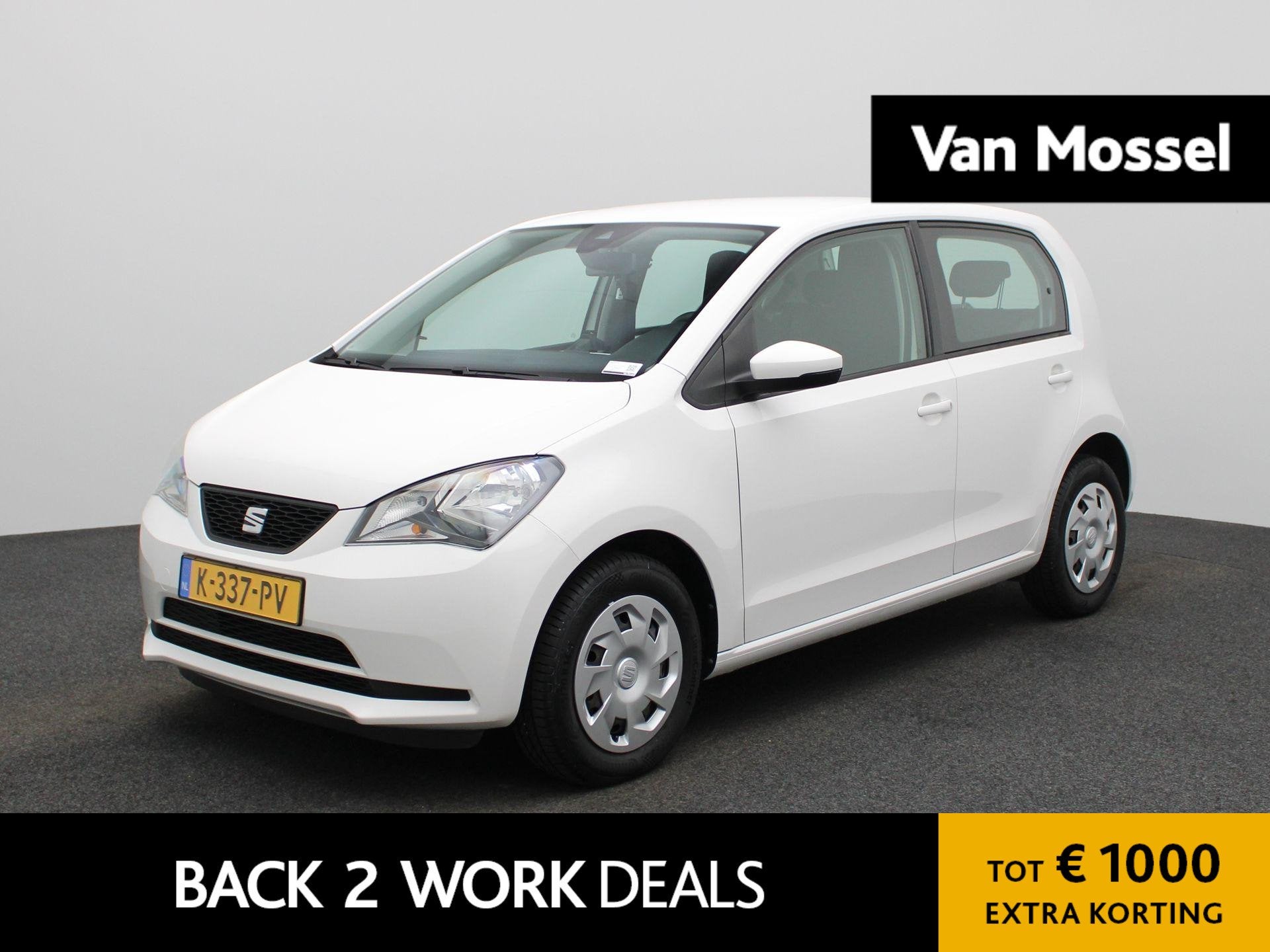 SEAT Mii Electric electric | 89% SOH | AIRCO | CLIMATE CONTR, Auto's, Stof, Zwart, 89 %, Mii