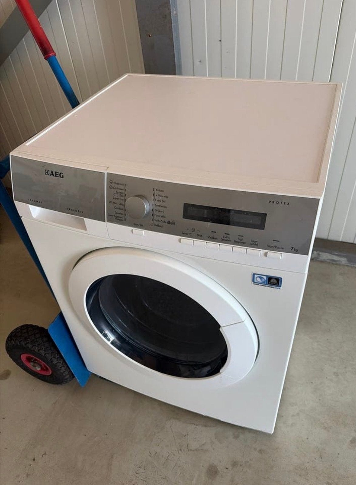 AEG Lavamat Exclusiv Protex 7kg wasmachine, 6 tot 8 kg, Ophalen, Gebruikt, 85 tot 90 cm