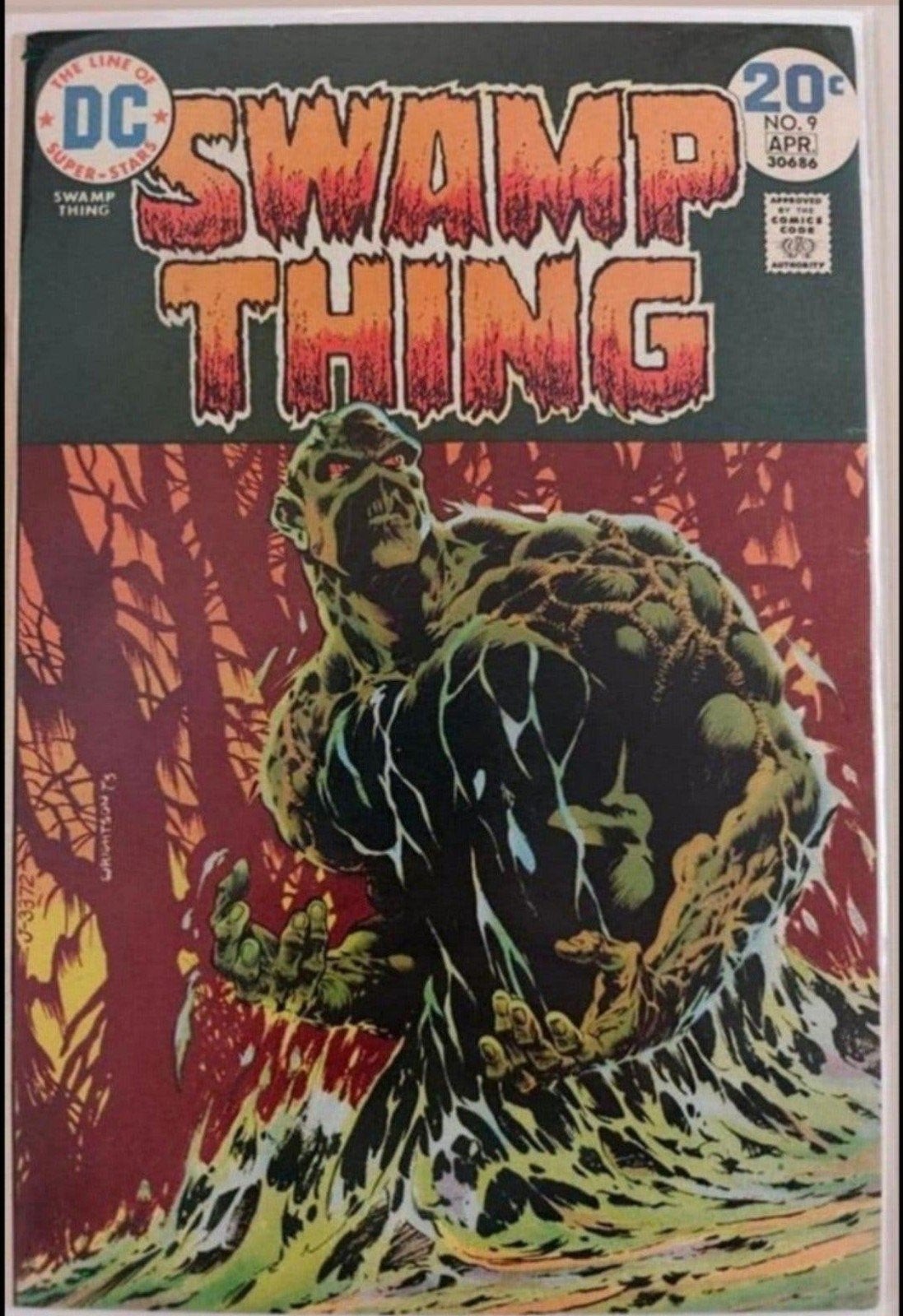 Swamp Thing #9 (1974), Eén comic, Amerika, Ophalen of Verzenden, Zo goed als nieuw