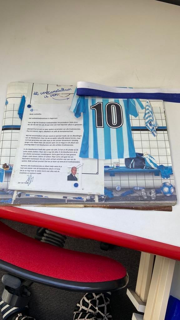 Voetbalplaatjes 2009/2010, Ophalen, Gelezen, Plaatjesalbum