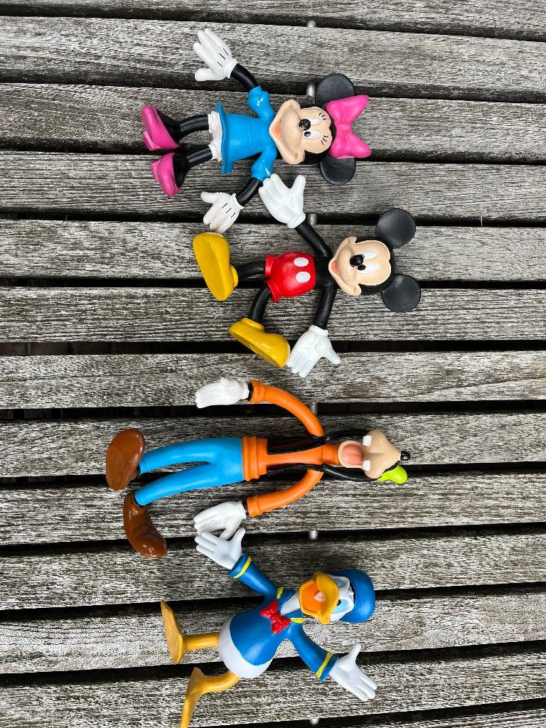 plastic disneyfiguren, Verzamelen, Ophalen, Overige figuren, Gebruikt, Beeldje of Figuurtje