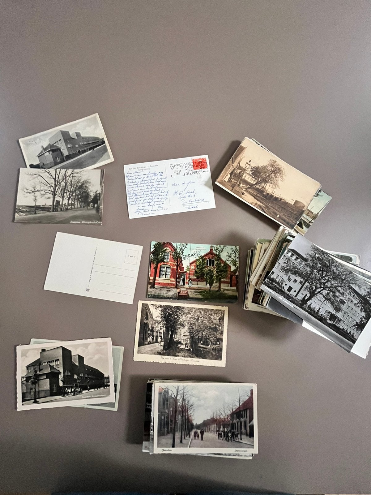 250 Originele ansichtkaarten van de Zaanstreek, Ophalen, 1920 tot 1940, Noord-Holland