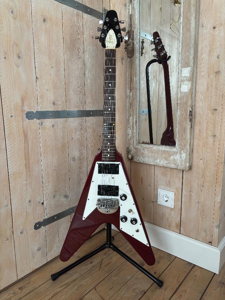 Greco FV-600 Flying V | 1978, Muziek en Instrumenten, Snaarinstrumenten | Gitaren | Elektrisch, Ophalen of Verzenden, Zo goed als nieuw