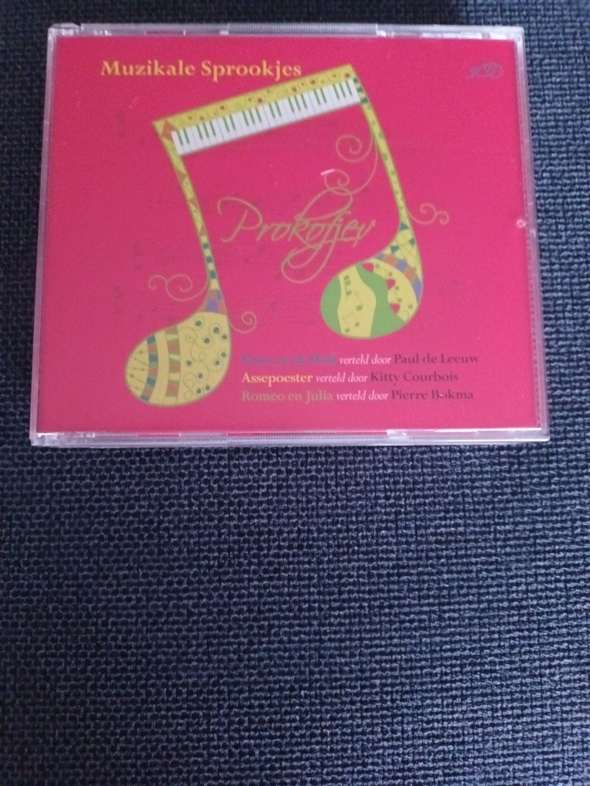 3CD Muzikale sprookjes Prokofjev - zie Beschrijving (rood), Ophalen of Verzenden, Zo goed als nieuw, Boxset, Verhaal of Sprookje