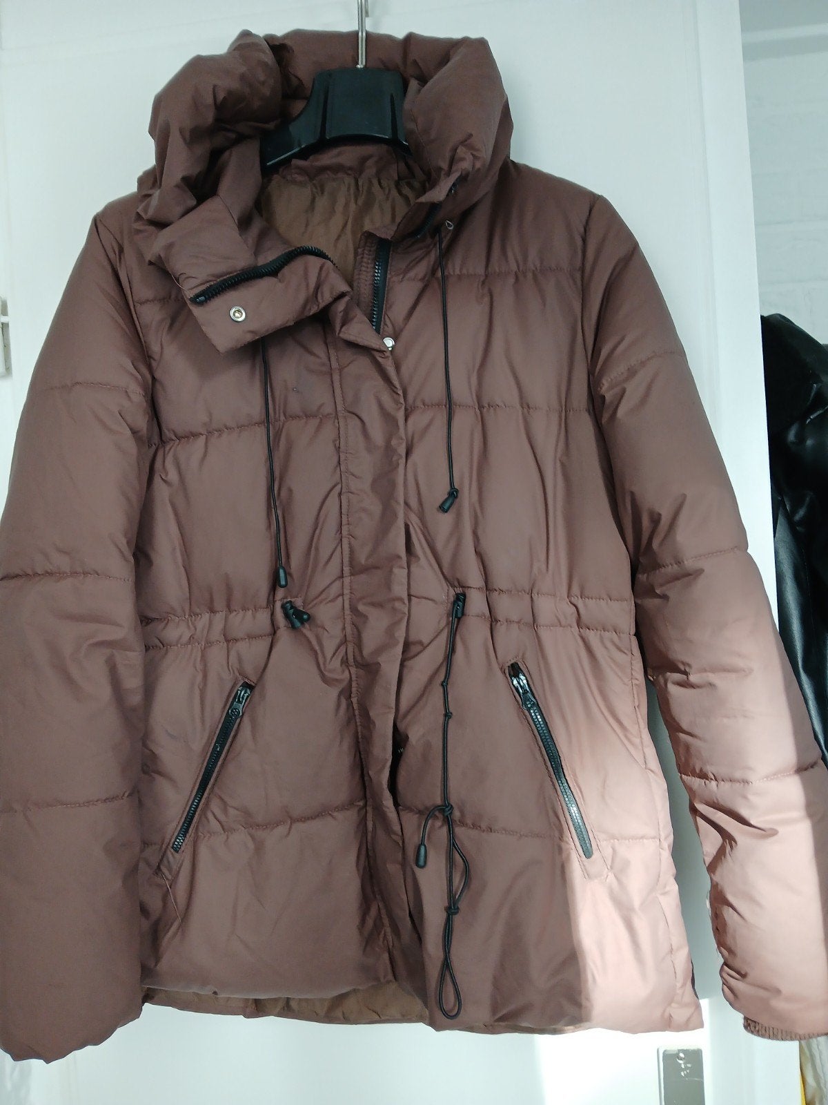 winterjas, Kleding | Dames, Jassen | Winter, Ophalen of Verzenden, Zo goed als nieuw, Zwart