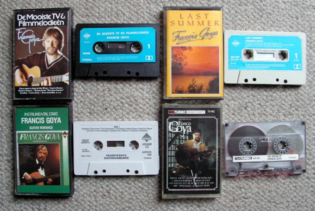 Francis Goya 4 verschillend cassettes €2,50 p/s 4 voor €8 ZG, Cd's en Dvd's, 2 t/m 25 bandjes, Overige genres, Ophalen of Verzenden
