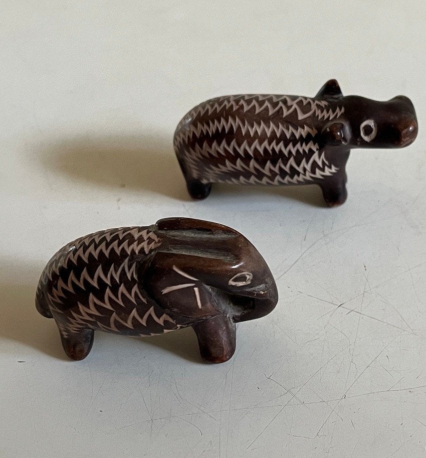 Kleine natuurstenen dierenbeeldjes, Ophalen of Verzenden, Zo goed als nieuw, Dier