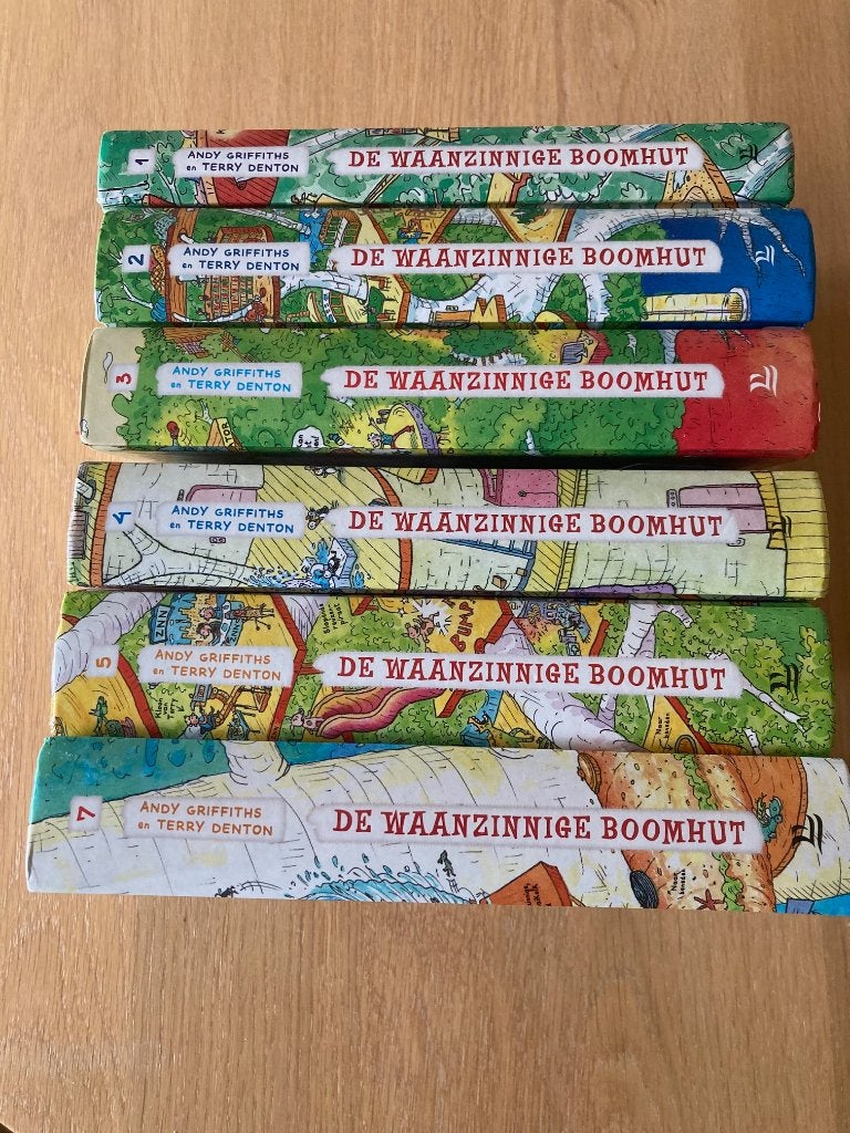 De waanzinnige boomhut (1t/m5 en 7), Boeken, Fictie algemeen, Andy Griffiths en Terry Denton, Ophalen, Gelezen
