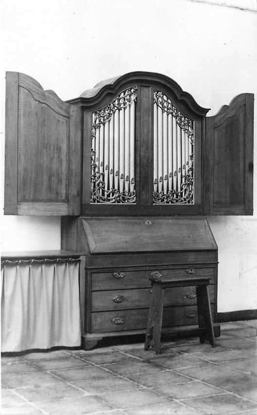 300-257-013 Delft Koororgel Oude Kerk, Verzenden, Voor 1920, Zuid-Holland