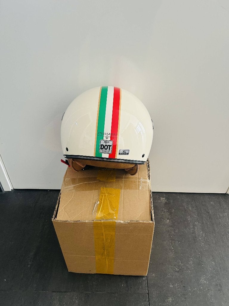 Nieuwe Retro Jethelm Vintage Italië maat XL ECE 22.06 DOT, Ophalen of Verzenden, Nieuw, Extra large of groter, Overige merken