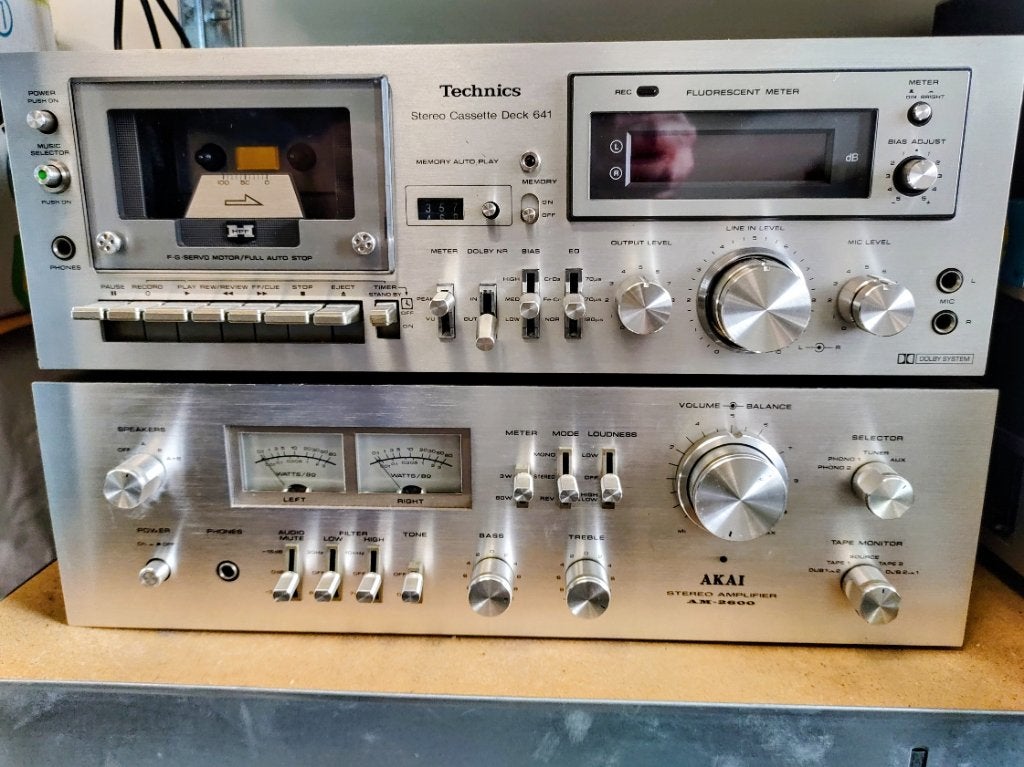 Casettedeck TECHNICS 641. Perfect werkend., Audio, Tv en Foto, Cassettedecks, Ophalen of Verzenden, Overige merken
