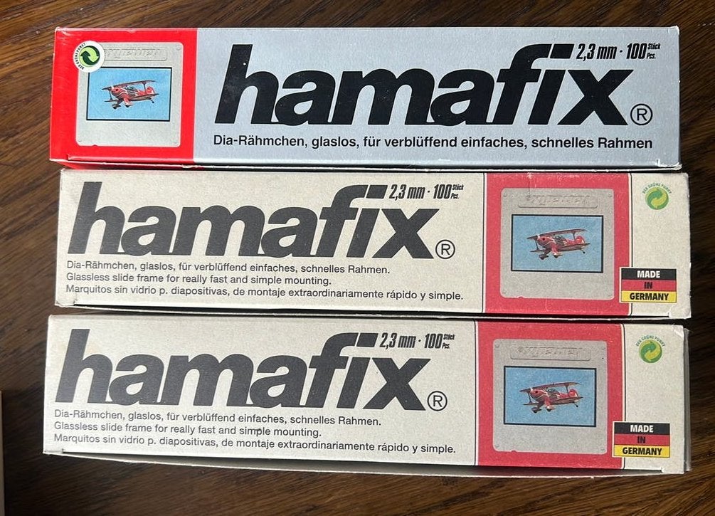 Drie dozen Hamafix nieuwe diaraampjes, Ophalen of Verzenden, Nieuw